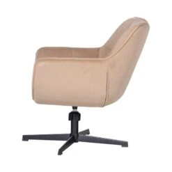 Wibo Draaifauteuil velvet Zand