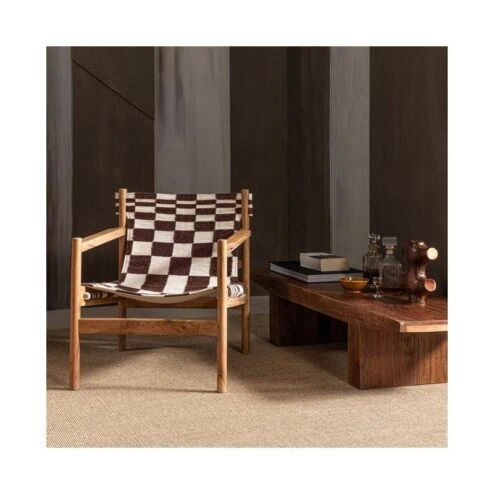 Zano Fauteuil Hout met patroon