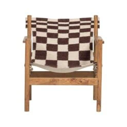 Zano Fauteuil Hout met patroon
