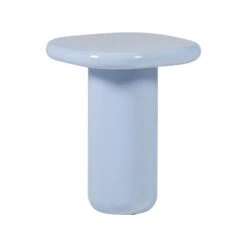 Zava Bijzettafel Hoogglans Lichtblauw 50cm