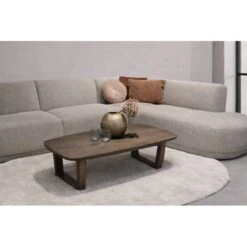 Cortez Salontafel Deens ovaal walnoot 130cm
