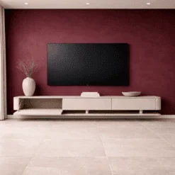 Dani zwevend tv meubel beige sfeer 4