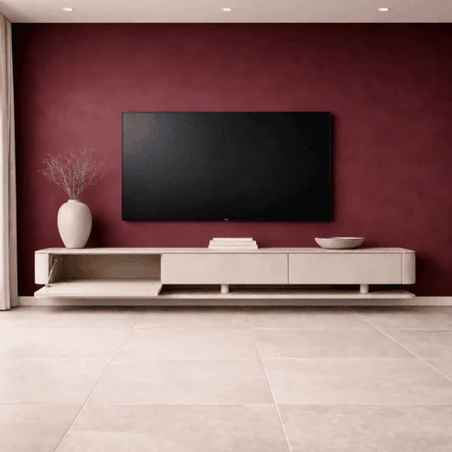 Dani zwevend tv meubel beige sfeer 4