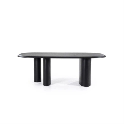 Alternative view of Walter Eettafel zwart Eikenhout 220 cm