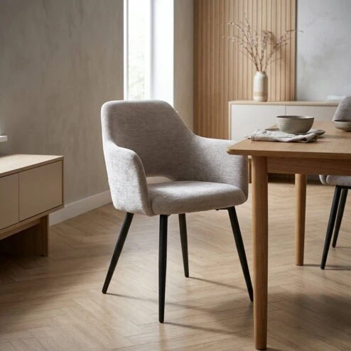 Eetkamerstoel Esmee Beige 58cm