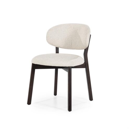 Alternative view of Eetkamerstoel Mikky Bruin Beige