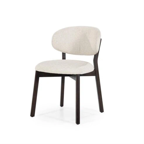 Alternative view of Eetkamerstoel Mikky Bruin Beige