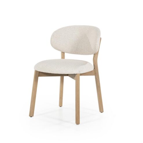 Alternative view of Eetkamerstoel Mikky Naturel Beige