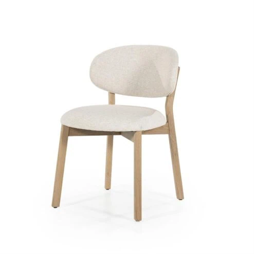 Alternative view of Eetkamerstoel Mikky Naturel Beige