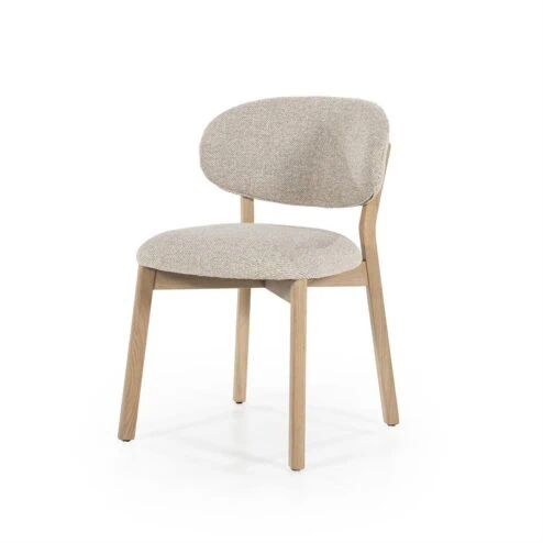 Alternative view of Eetkamerstoel Mikky Naturel Taupe