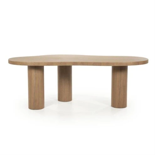 Alternative view of Eettafel Bobbie lichtbruin 215cm