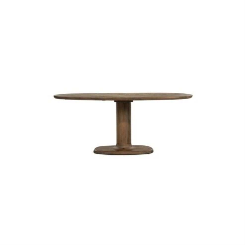 Alternative view of Eettafel Coco ovaal Lichtbruin mangohout 180cm