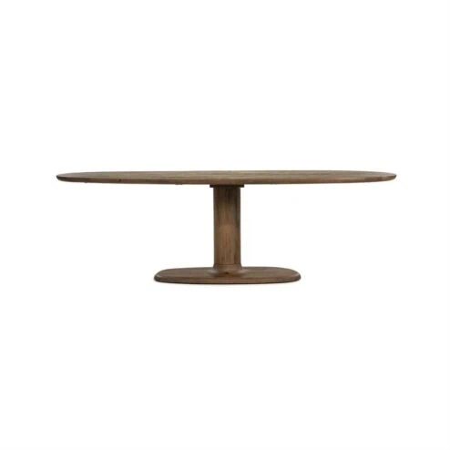 Alternative view of Eettafel Coco ovaal Lichtbruin mangohout 240cm