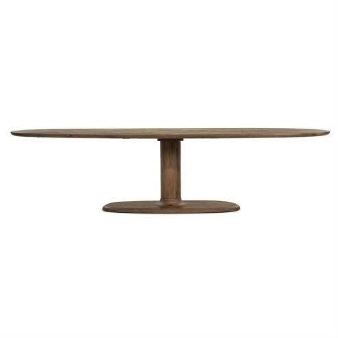 Alternative view of Eettafel Coco ovaal Lichtbruin mangohout 300cm