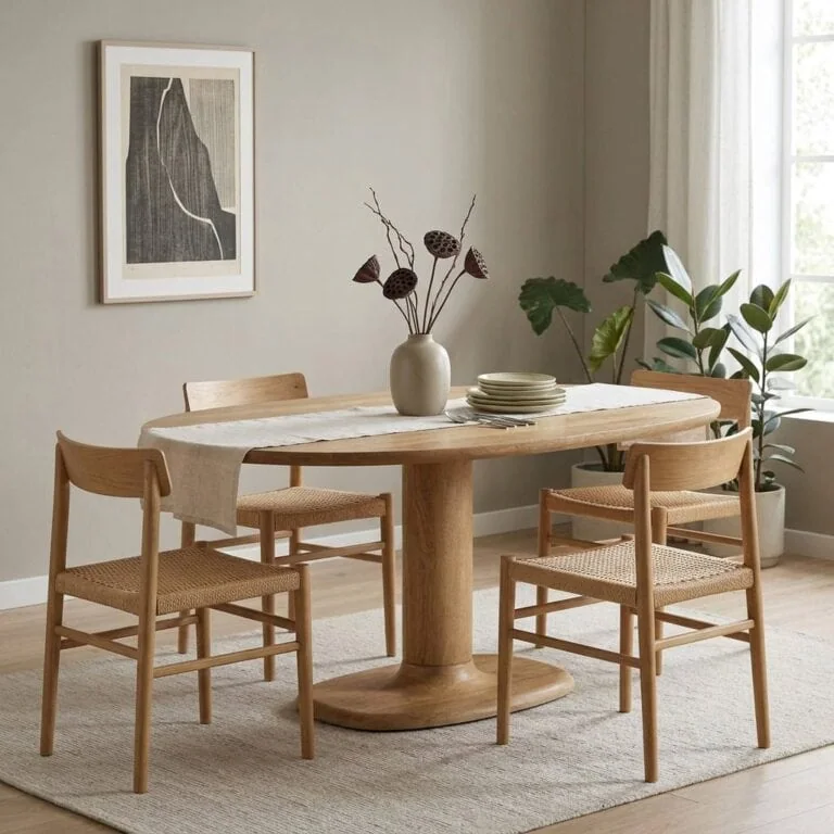 Eettafel Coco ovaal Naturel mangohout 180cm