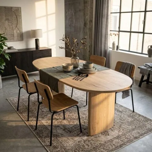 Alternative view of Eettafel Dex naturel eikenhout 180cm