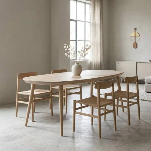 Eettafel Elijah Naturel 220cm