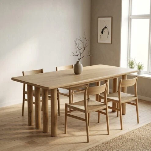 Eettafel Jake naturel eikenhout 250cm