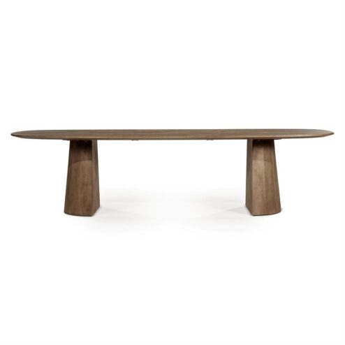 Alternative view of Eettafel Lune ovaal lichtbruin 300cm