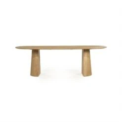 Eettafel Lune ovaal naturel 240cm