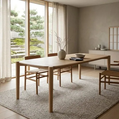 Eettafel Selbu eikenhout 240cm
