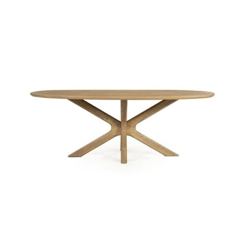 Alternative view of Eettafel Tycho ovaal Naturel mangohout 210cm