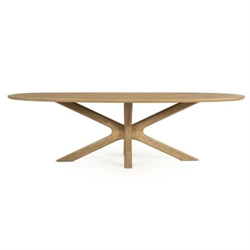Alternative view of Eettafel Tycho ovaal Naturel mangohout 260cm