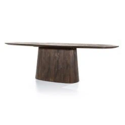 Eleonora eettafel Aron ovaal 200x110 bruin