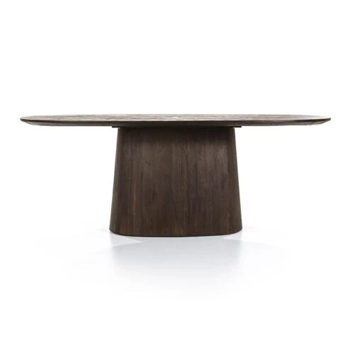 Alternative view of Eleonora eettafel Aron ovaal 200x110 bruin