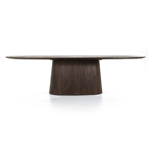 Alternative view of Eleonora eettafel Aron ovaal 300x110 bruin
