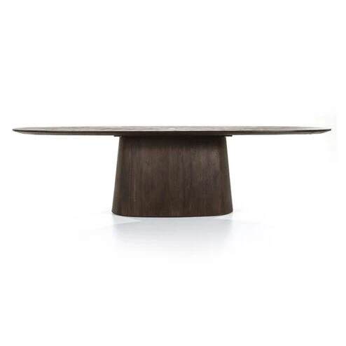 Alternative view of Eleonora eettafel Aron ovaal 300x110 bruin