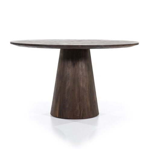 Alternative view of Eleonora eettafel Aron rond  130 bruin