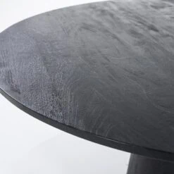 Eleonora eettafel Aron rond  130 zwart
