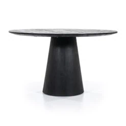 Eleonora eettafel Aron rond  130 zwart