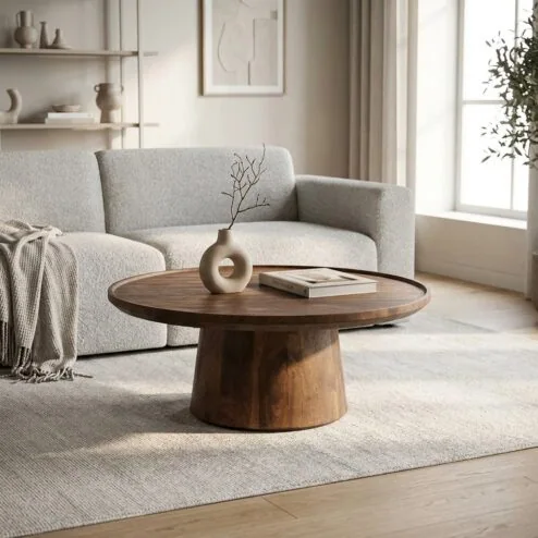 Eleonora salontafel Ron 80x32 bruin