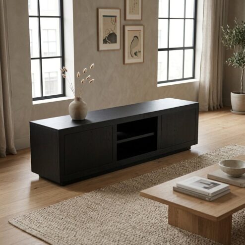 Eleonora tv meubel Helsinki 160cm zwart