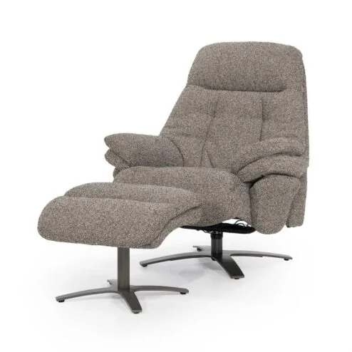 Alternative view of Fauteuil Caleb Taupe