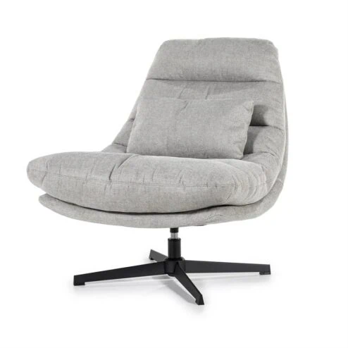 Alternative view of Fauteuil Cooper met kussen grijs Houston