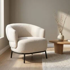 Fauteuil David Beige 84cm