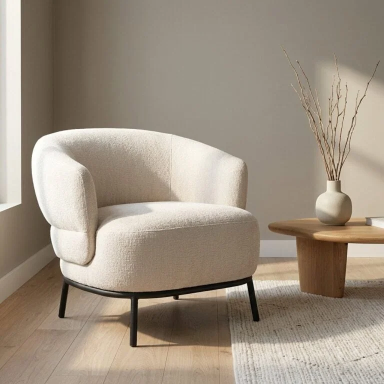 Fauteuil David Beige 84cm