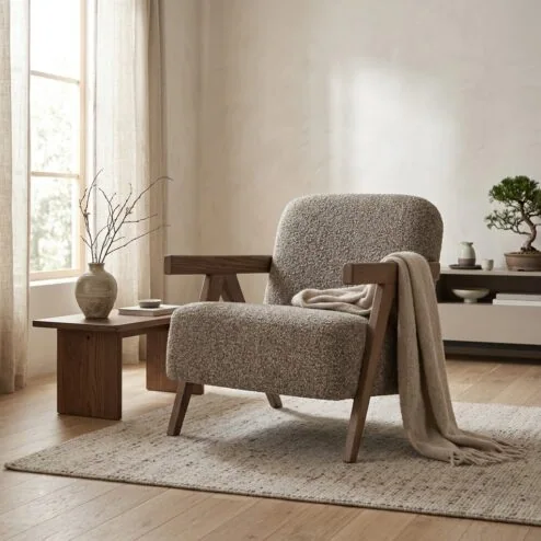 Fauteuil Francis taupe
