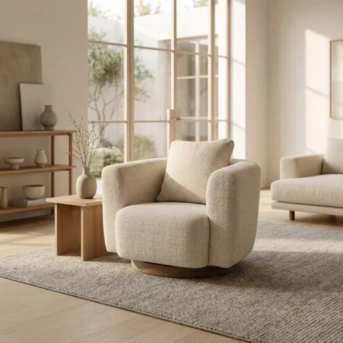 Fauteuil Jordan beige