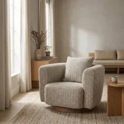 Fauteuil Jordan taupe