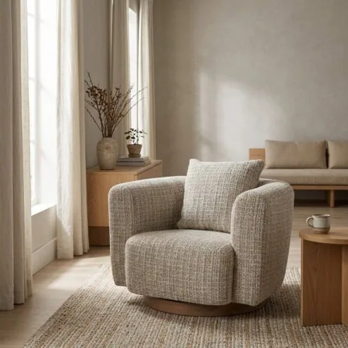 Fauteuil Jordan taupe