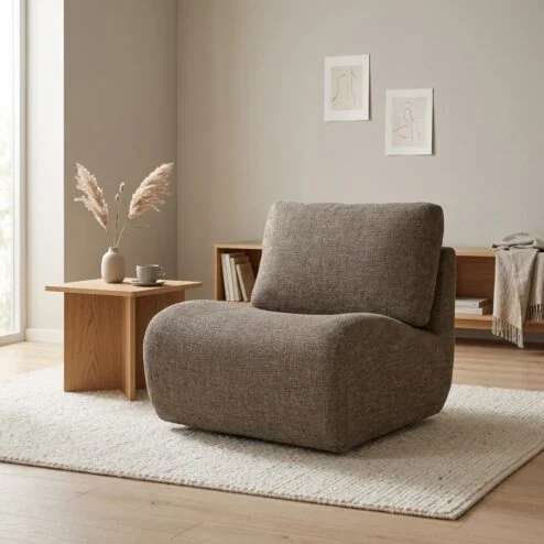 Fauteuil Lucia bruin
