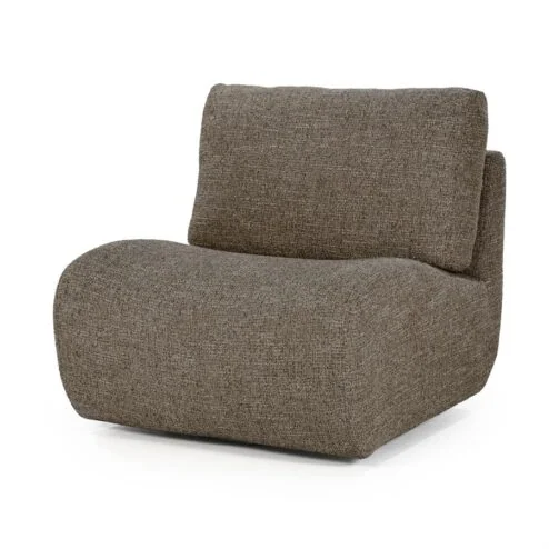 Alternative view of Fauteuil Lucia bruin