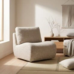 Fauteuil Lucia taupe