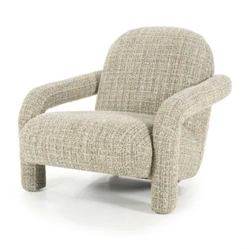 Alternative view of Fauteuil Monica taupe