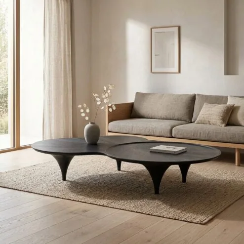 Fay Salontafel Zwart 162 cm