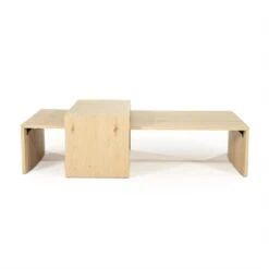 Flo Salontafel set van 2 Naturel